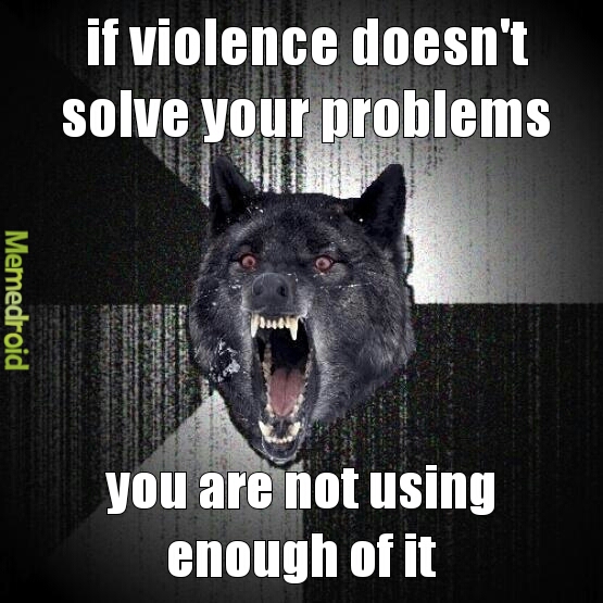 Image result for violence meme