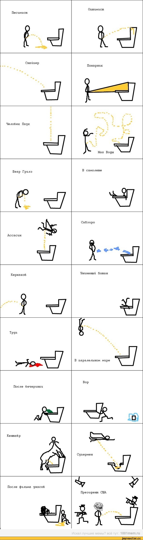 туалет не работает мем