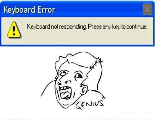 keyboard error - meme