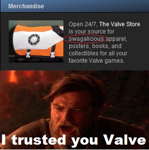 Not you too, valve - meme