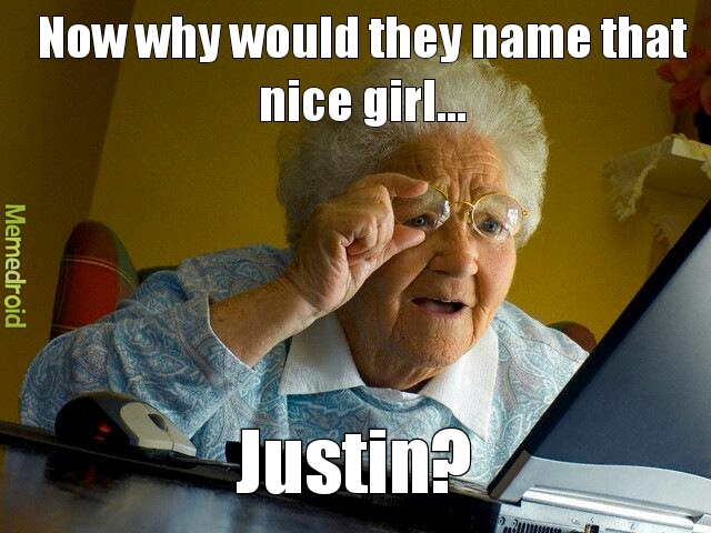 Justin Bieber - meme