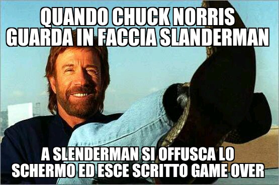 Chuck Norris vs Slanderman - meme