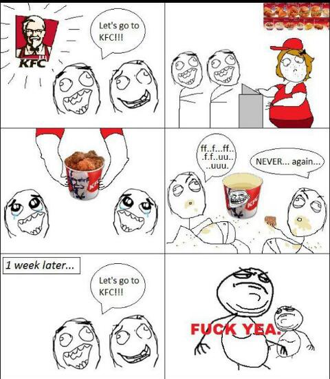 I love KFC - meme