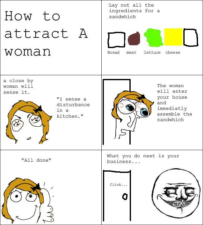 How to Attract a women. - meme