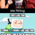how I flirt !! .-.