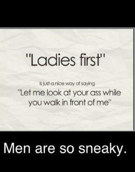 sneaky, clever men!! - meme