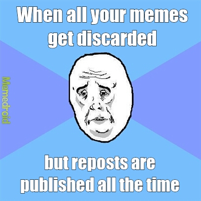 my first day on memedroid :'(