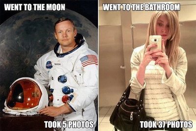 coz going to the moon is so mainstream - meme