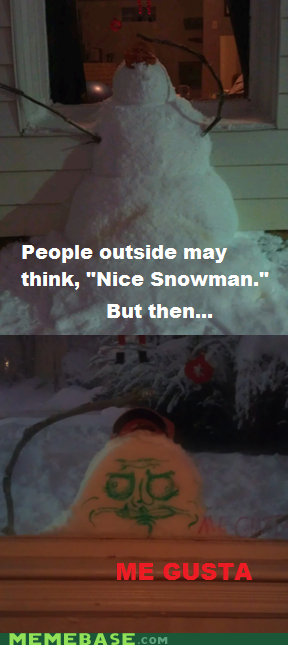 Me gusta snow - meme