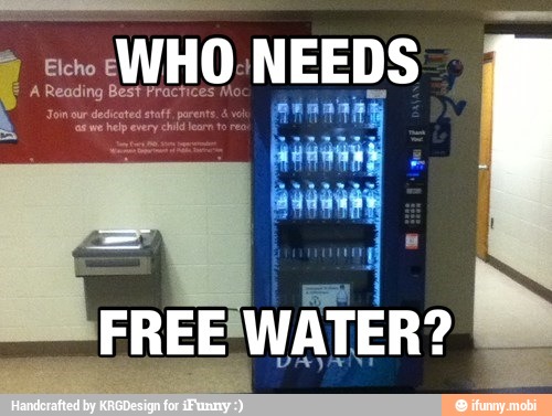 free water - meme