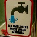 Wash yo genitals!