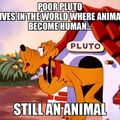 bad luck pluto, even a mouse owns him