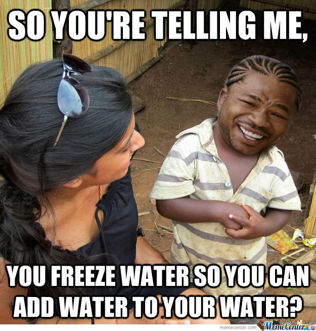 water in water - meme