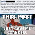 Gave spidey cancer