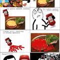 the ketchup is a lie!