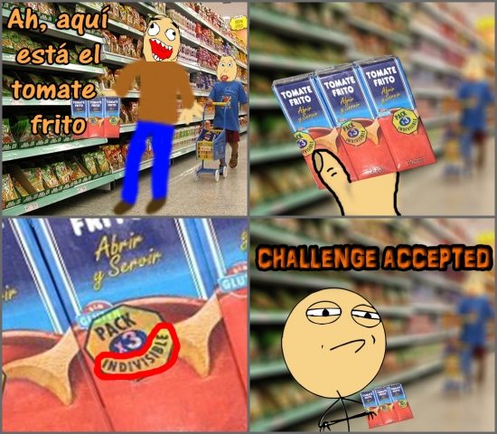 challenge accepted - meme
