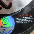 it should say warning if you wear this you're retarded