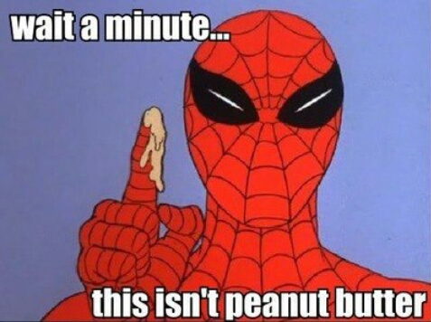 Oh Spidey ! Right in the childhood e.e - meme
