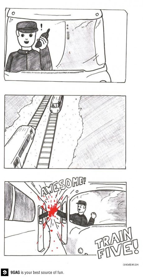 train highfive - meme