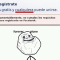 forever alone tipo facebook