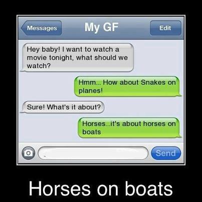 horses on boats - meme