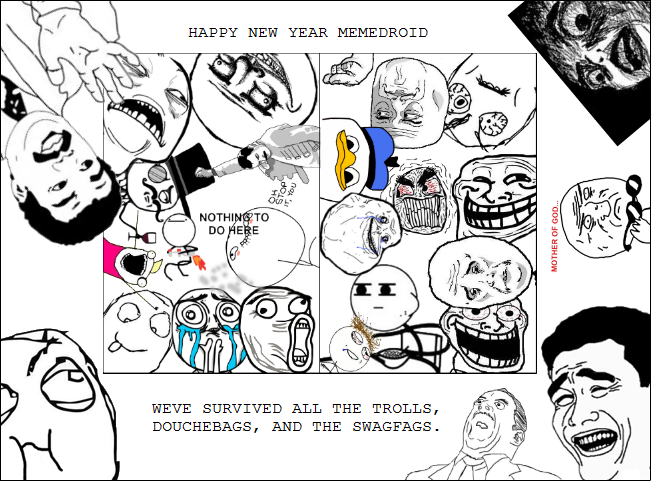 Merry NEW YEAR =W= - meme