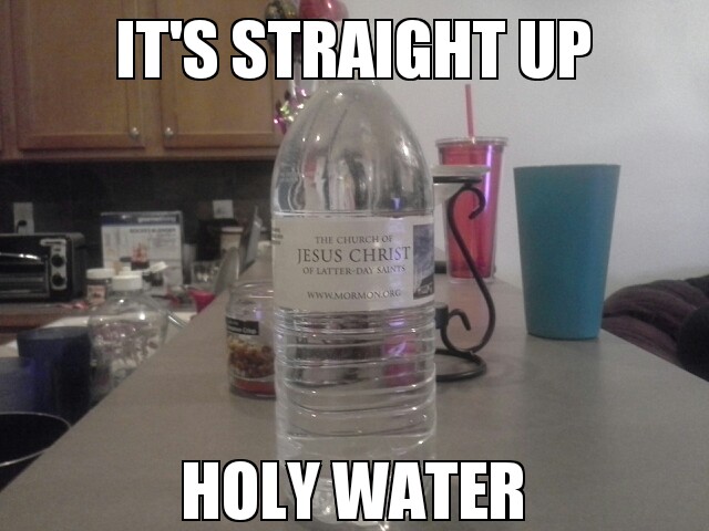 holy water - meme
