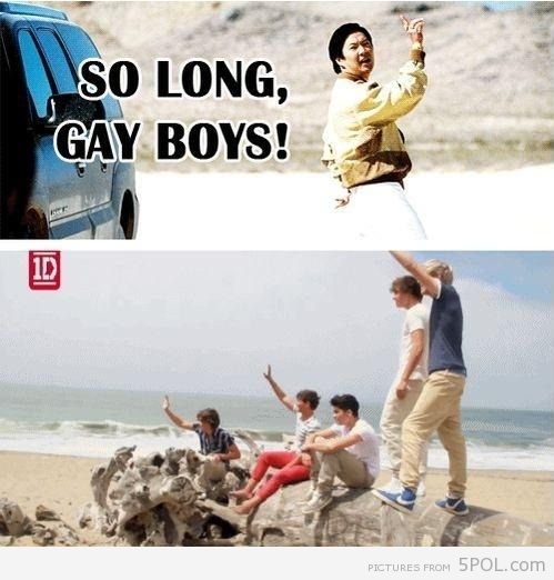 So long gay boys - meme
