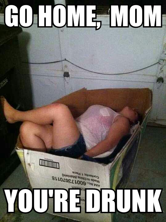 Drunk in a box. That's a wonderful life right there -.- - meme