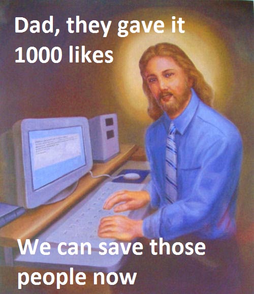 YES! I knew that by liking on FB I would save lives :) - meme
