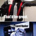 vader is a friend of mine