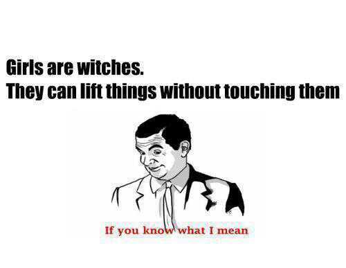 girls are witches - meme