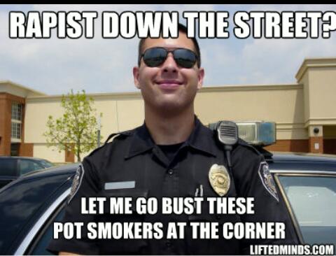 scumbag policeman - meme