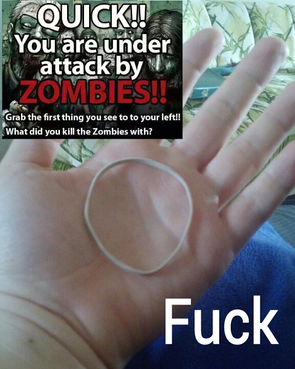 FUCK middle school zombies - meme