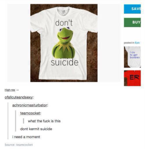don't Kermit suicide - meme