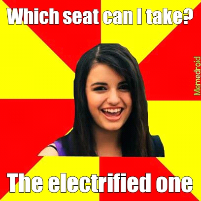 Electrified chair - meme