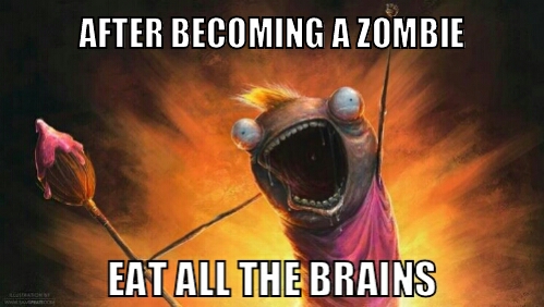 all the zombies - meme
