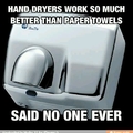 hand dryers