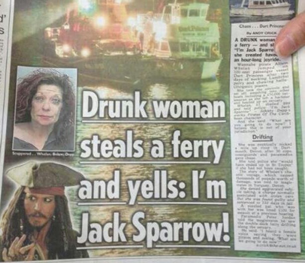 You mean Captain Jack Sparrow - meme
