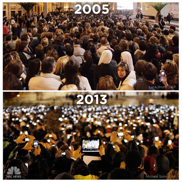 how world get changed from last choise of pontiff - meme