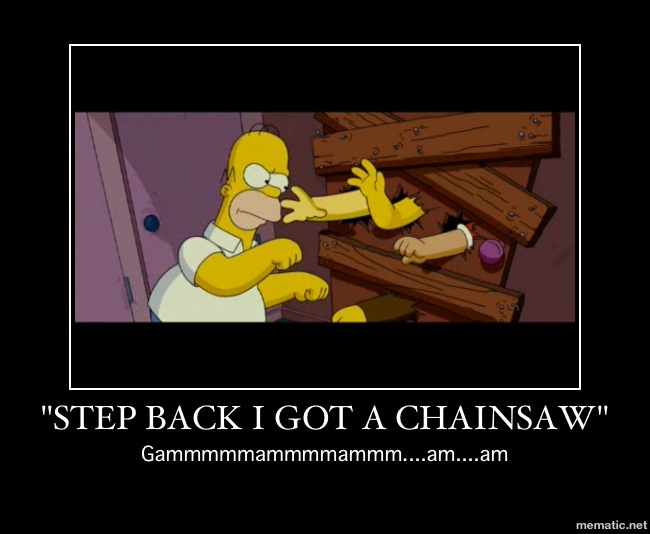I got a chainsaw!! - meme