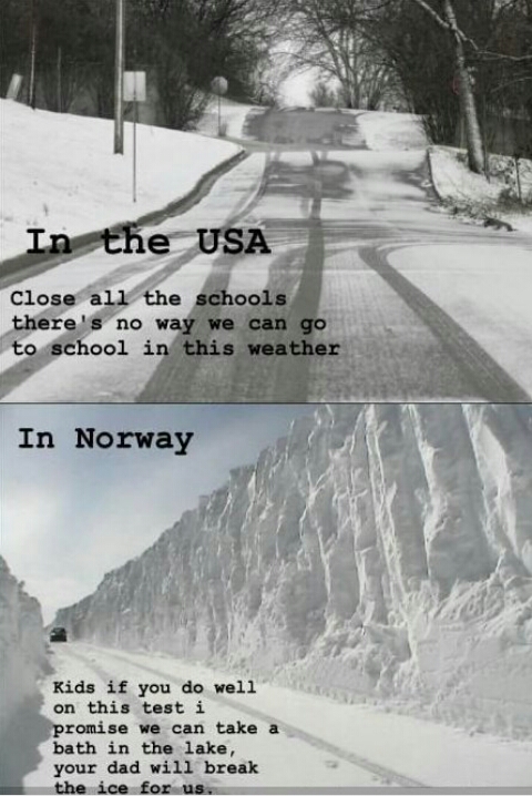 In Norway... - meme