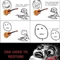 Dad goes to redtube