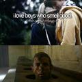 boys smell... good?