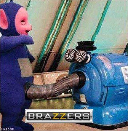 This brings a new meaning to Tinky Winky - meme