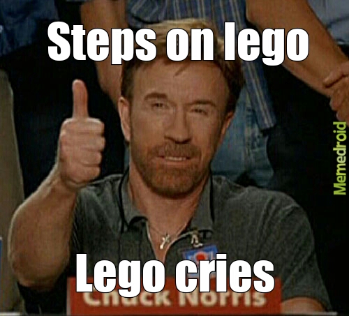 Lego cries - meme