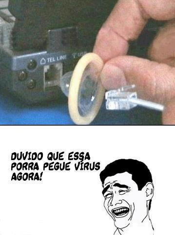 virus no modem - meme