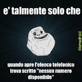 forever alone!