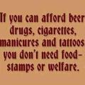 welfare is for chumps