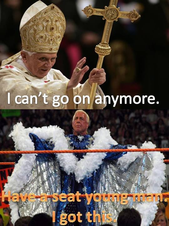 Pope Flair  WOOOOOO! - meme